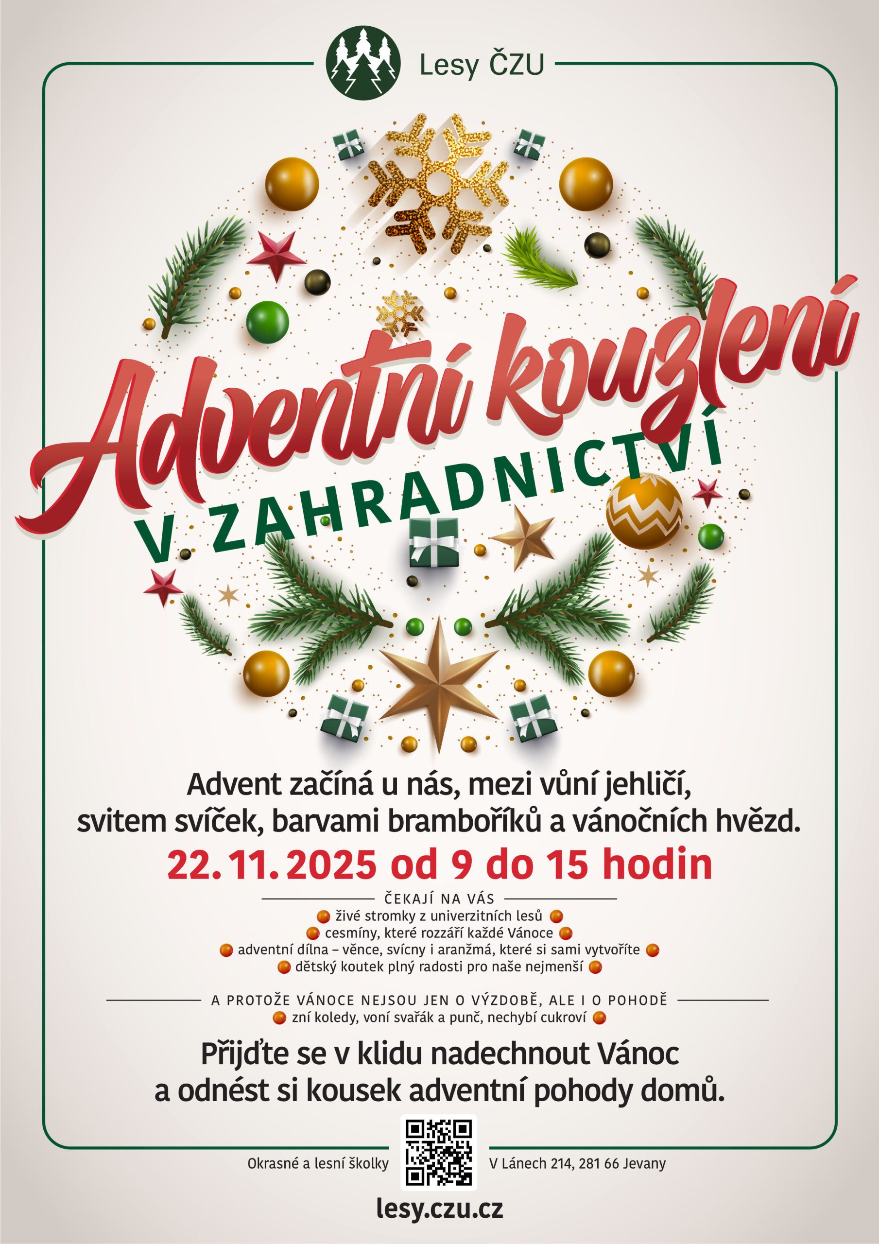 Adventní kouzlení v zahradnictví